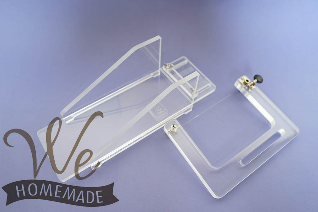 SET01 acylics ใสสำหรับตัดสบู่ พร้อมที่ตัดสบู่ acylics ใส