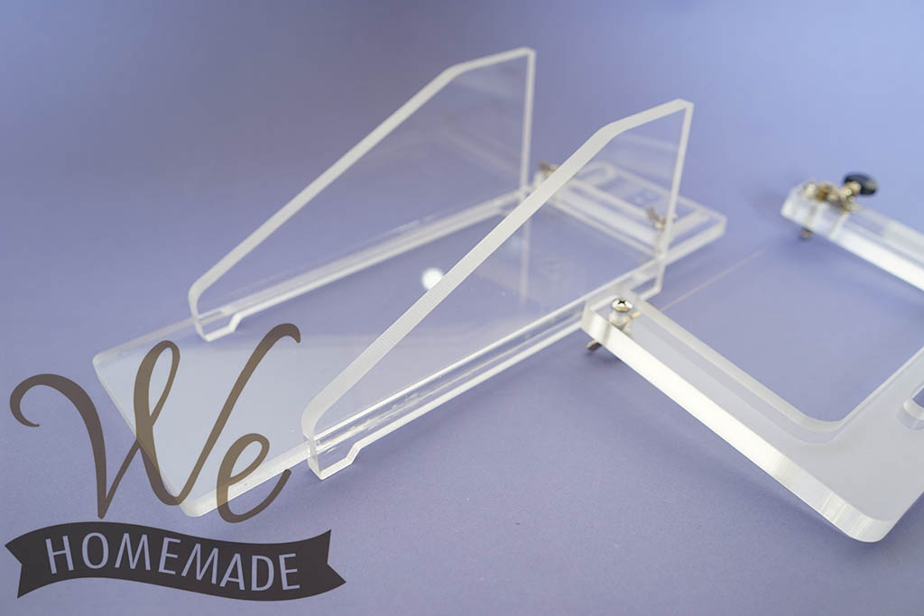 SET01 acylics ใสสำหรับตัดสบู่ พร้อมที่ตัดสบู่ acylics ใส