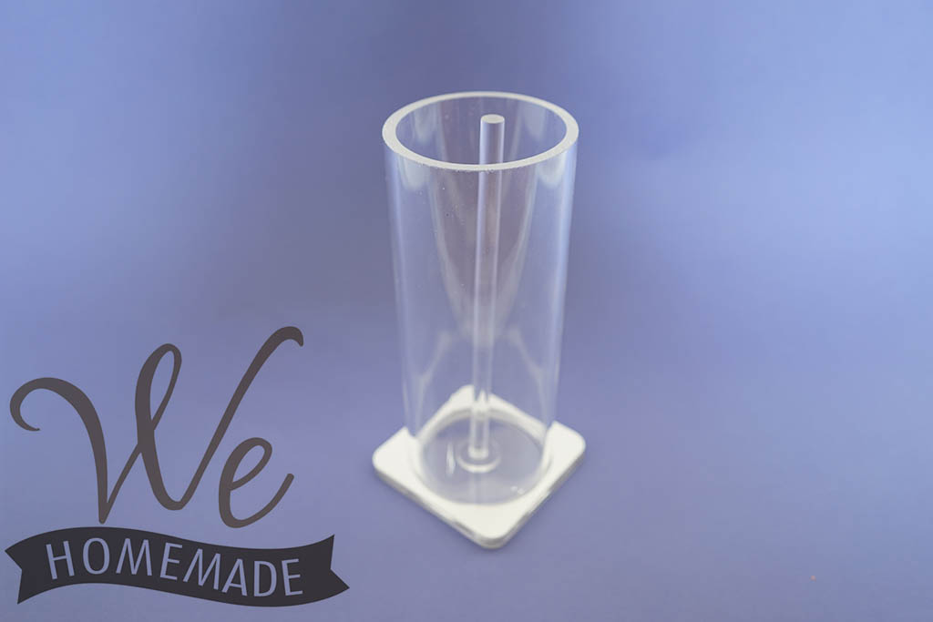 ST07 acylics แม่พิมพ์ บู่ทำจาก อะคีลิคใส รูปกระบอก 7 cm