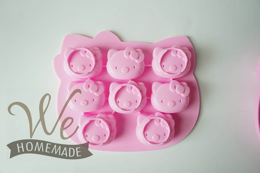 MCS64 แม่พิมพ์ซิลิโคน ตัวการ์ตูน kiity 8 หลุม (1)