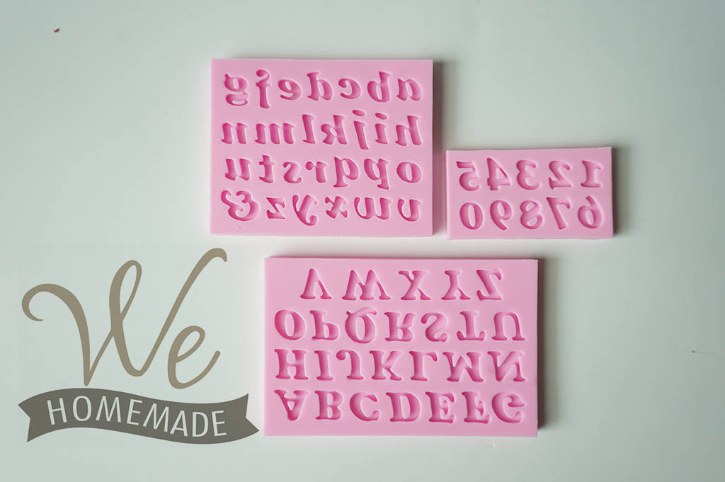 MTS08 แม่พิมพ์ซิลิโคน Silicone mold ตัวอักษร Eng ตัวเลข สำหรับ ปั้น fondant (1)