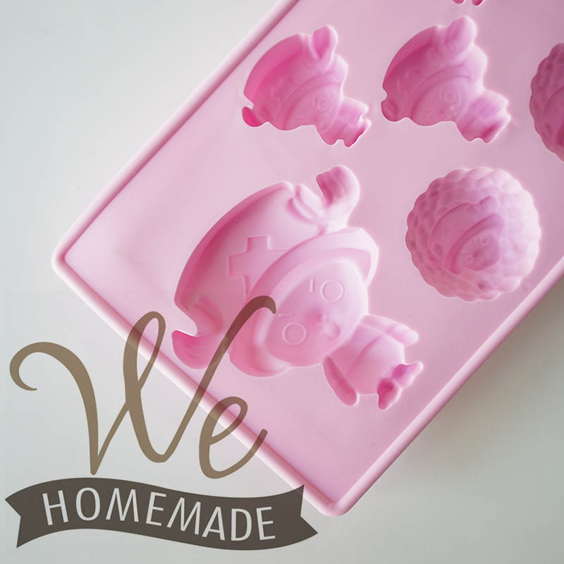 MCS69 แม่พิมพ์ ซิลิโคน วุ้น Silicone mold การ์ตูน ชอปเปอร์